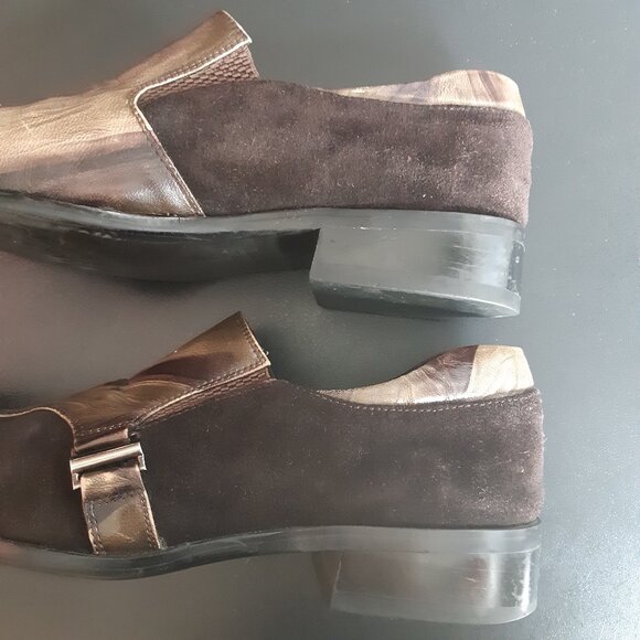 Fiesso by Aurelio Garcia SZ 9 Brown Suede Slip On Men's Shoes - Picture 10 of 16